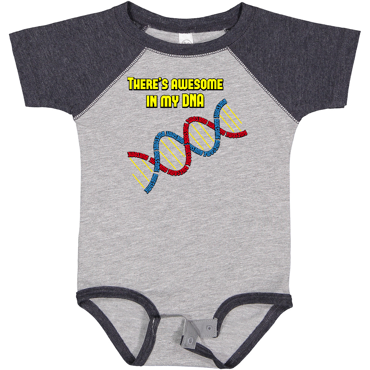 Inktastic Awesome DNA Baby Bodysuit Genetic Genes Science Funny Chemistry Infant - Picture 11 of 28