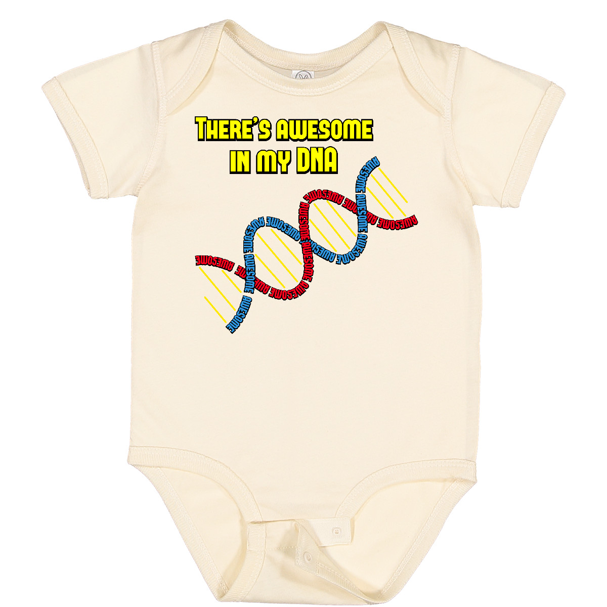Inktastic Awesome DNA Baby Bodysuit Genetic Genes Science Funny Chemistry Infant - Picture 17 of 28