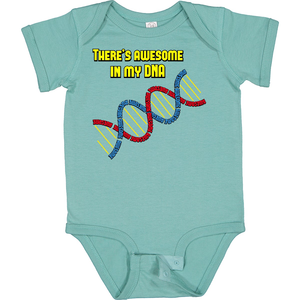 Inktastic Awesome DNA Baby Bodysuit Genetic Genes Science Funny Chemistry Infant - Picture 22 of 28