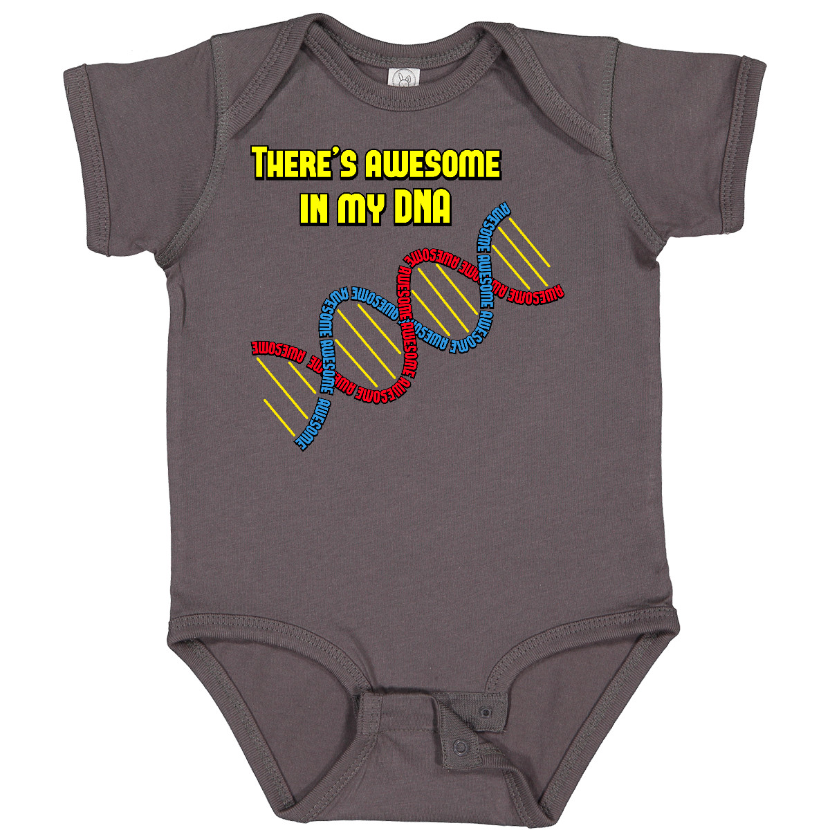 Inktastic Awesome DNA Baby Bodysuit Genetic Genes Science Funny Chemistry Infant - Picture 4 of 28