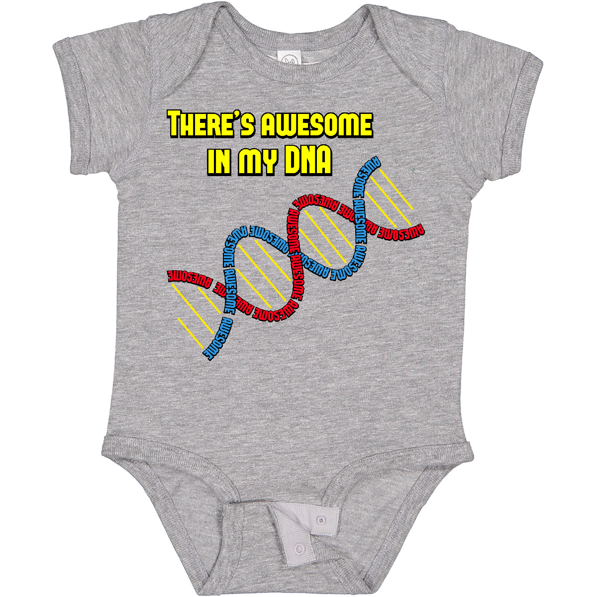 Inktastic Awesome DNA Baby Bodysuit Genetic Genes Science Funny Chemistry Infant - Picture 8 of 28