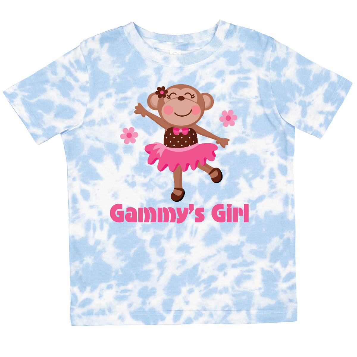 Inktastic Gammy's Girl Monkey Toddler T-Shirt Gammy Girls Ballerina Family Cute - Picture 7 of 9