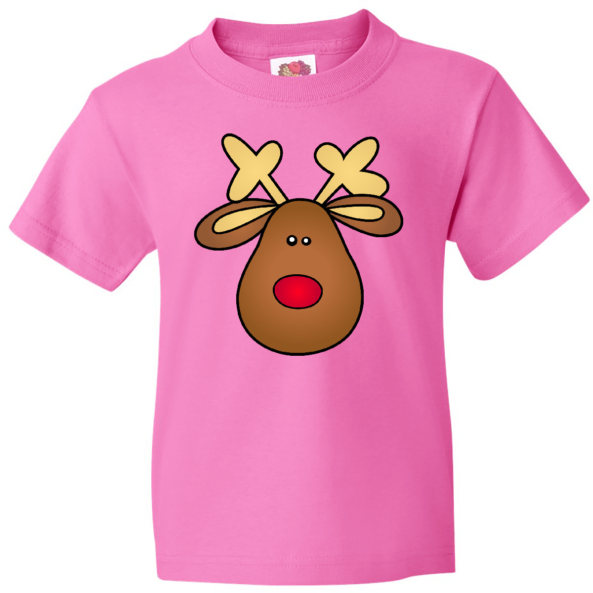 Inktastic Rudolph The Red Nose Reindeer Youth T-Shirt Nosed Christmas Santa Day - Picture 2 of 10