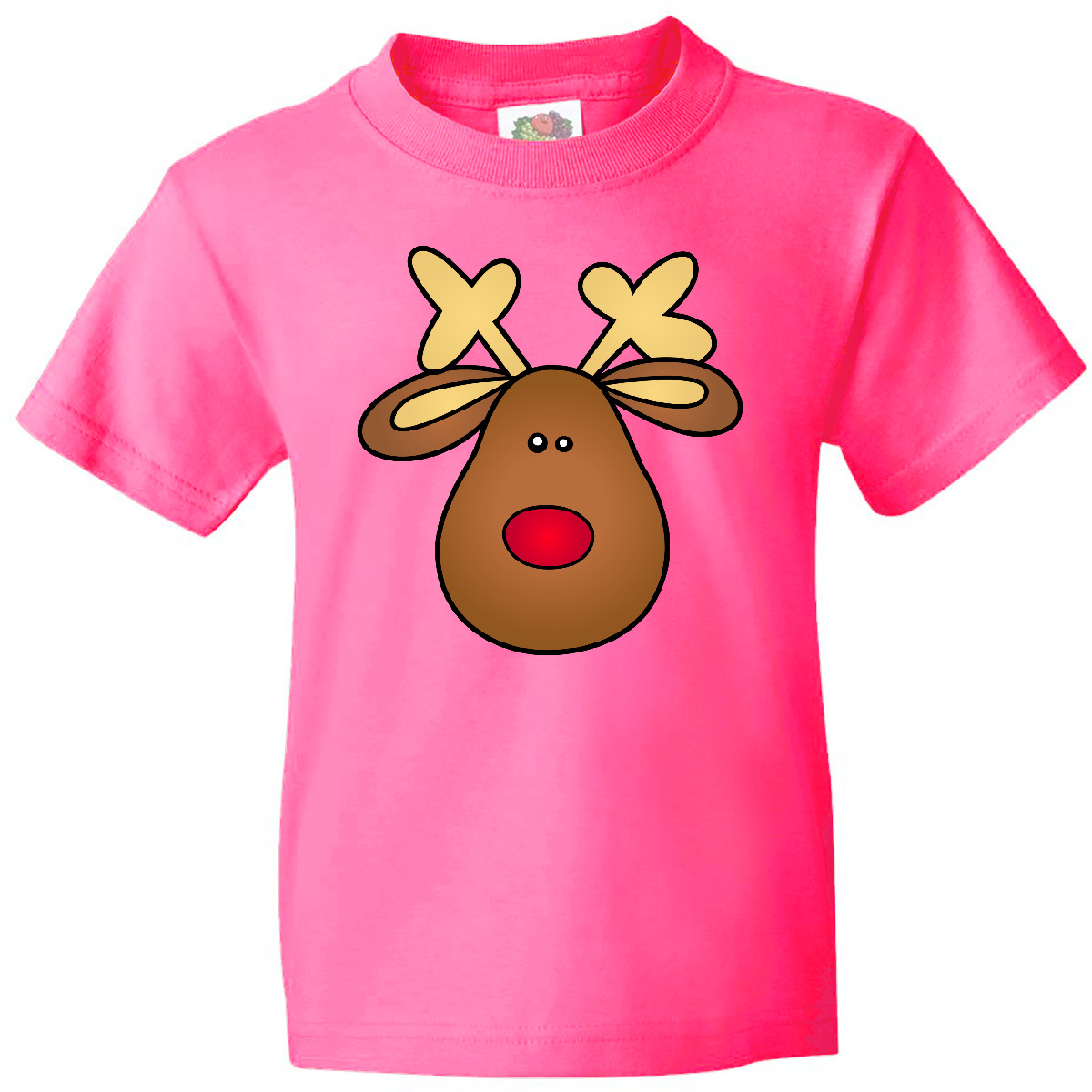 Inktastic Rudolph The Red Nose Reindeer Youth T-Shirt Nosed Christmas Santa Day - Picture 6 of 10