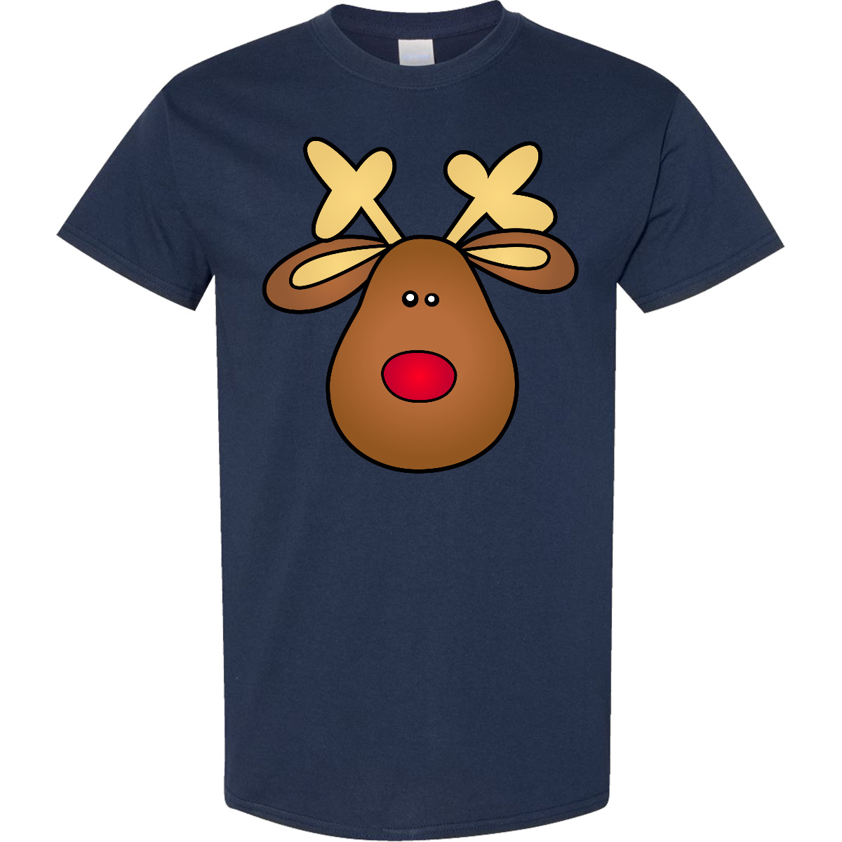 Inktastic Rudolph The Red Nose Reindeer T-Shirt Nosed Christmas Santa Rudolf Day