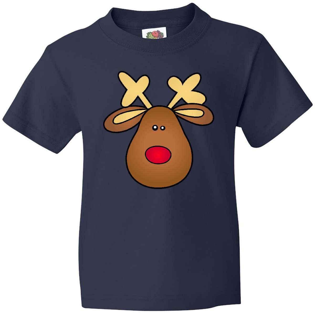 Inktastic Rudolph The Red Nose Reindeer Youth T-Shirt Nosed Christmas Santa Day - Picture 5 of 10