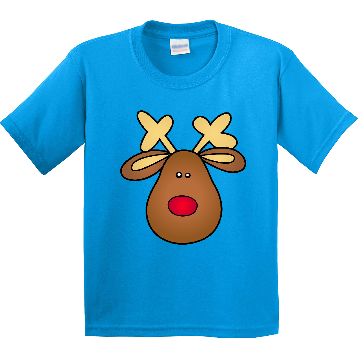 Inktastic Rudolph The Red Nose Reindeer Youth T-Shirt Nosed Christmas Santa Day - Picture 8 of 12