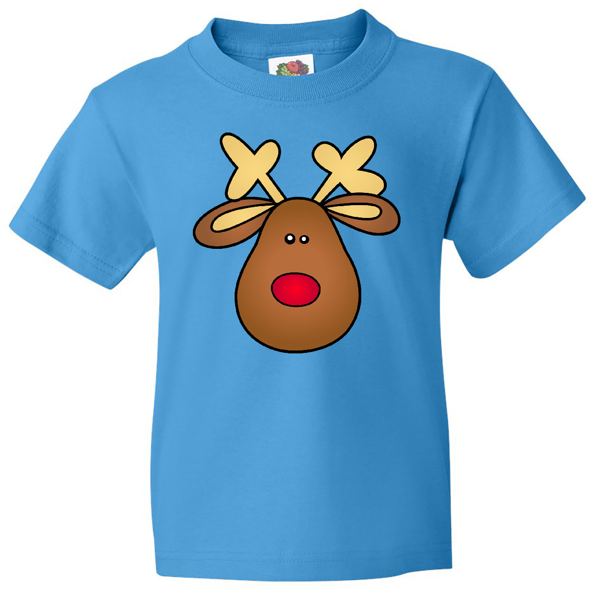 Inktastic Rudolph The Red Nose Reindeer Youth T-Shirt Nosed Christmas Santa Day - Picture 7 of 10
