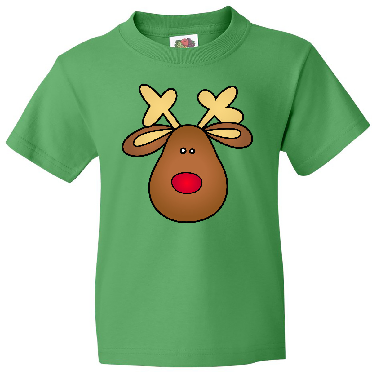 Inktastic Rudolph The Red Nose Reindeer Youth T-Shirt Nosed Christmas Santa Day - Picture 4 of 10
