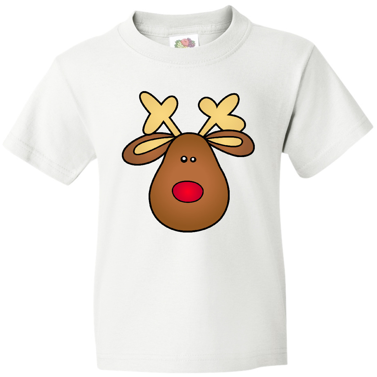 Inktastic Rudolph The Red Nose Reindeer Youth T-Shirt Nosed Christmas Santa Day - Picture 10 of 10