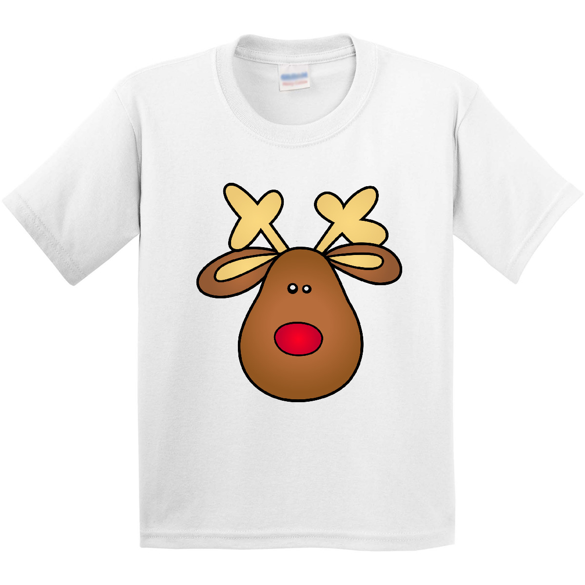 Inktastic Rudolph The Red Nose Reindeer Youth T-Shirt Nosed Christmas Santa Day - Picture 12 of 12