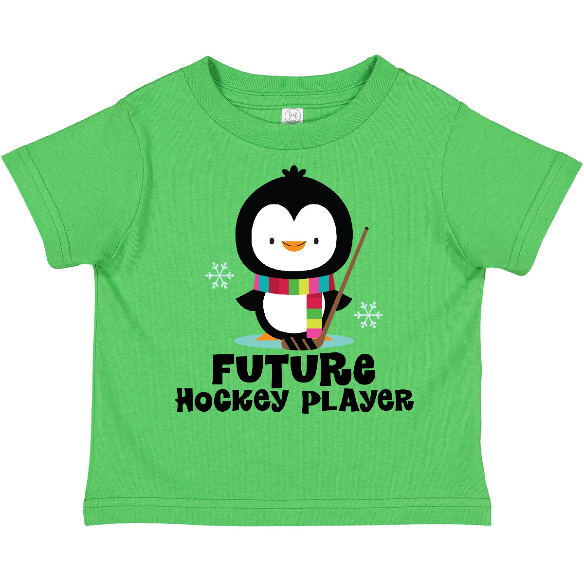T-Shirt Inktastic Future Hockeyspieler Pinguin Kleinkind Eissport Geschenk Kind Kid - Bild 2 von 7