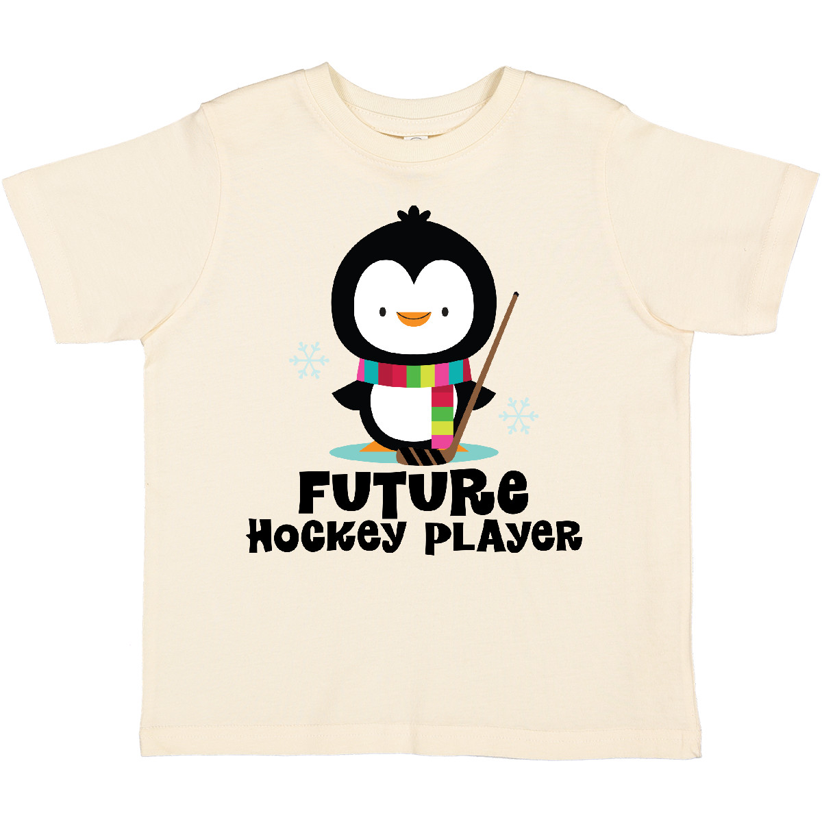 T-Shirt Inktastic Future Hockeyspieler Pinguin Kleinkind Eissport Geschenk Kind Kid - Bild 4 von 7