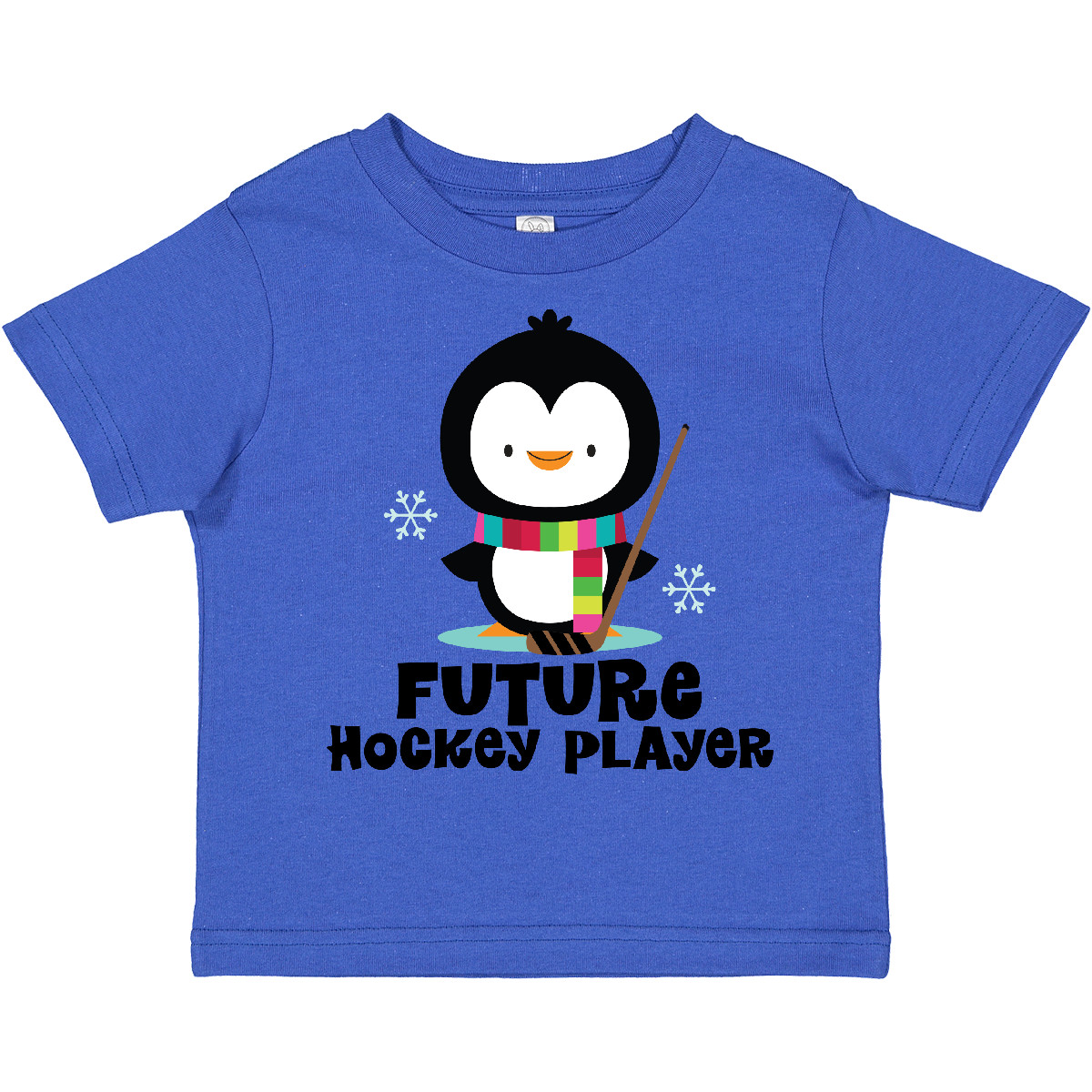 T-Shirt Inktastic Future Hockeyspieler Pinguin Kleinkind Eissport Geschenk Kind Kid - Bild 6 von 7