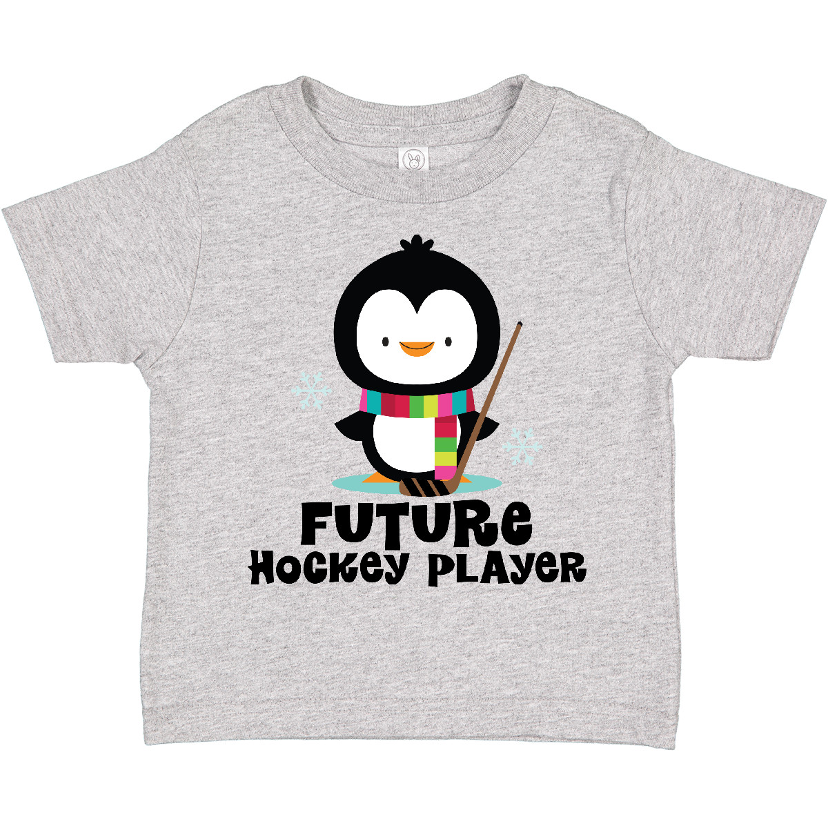 T-Shirt Inktastic Future Hockeyspieler Pinguin Kleinkind Eissport Geschenk Kind Kid - Bild 3 von 7