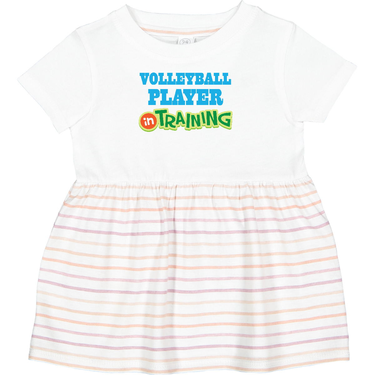 Inktastic Volleyball Player Kids Infant Dress Future In Training Sports
