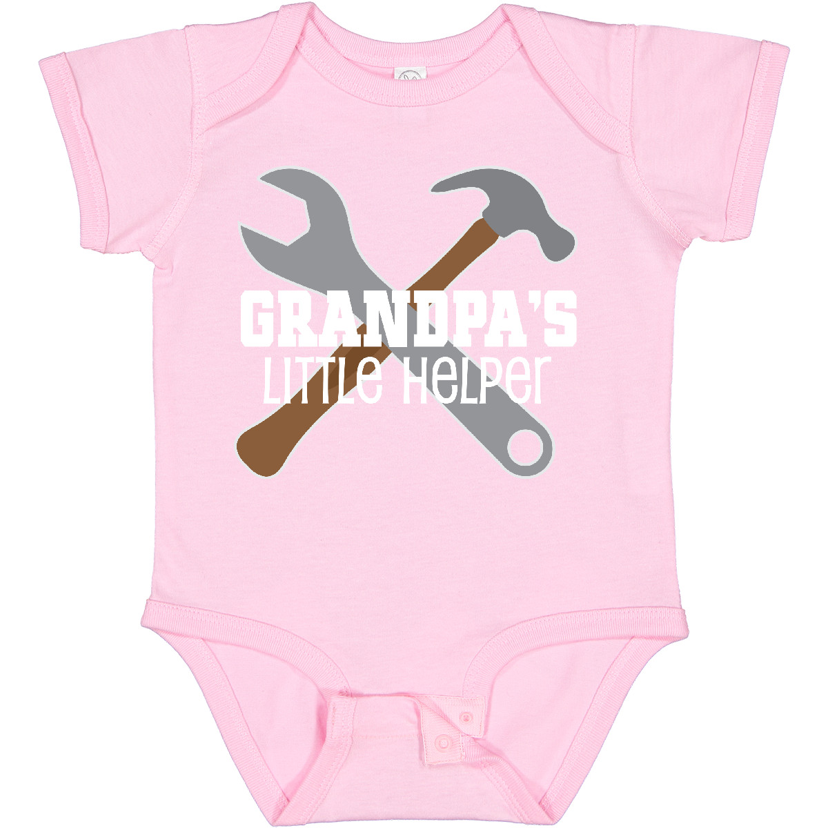 Inktastic Grandpa's Little Helper Infant Creeper Grandpa Grandson From Tools I - Picture 8 of 9