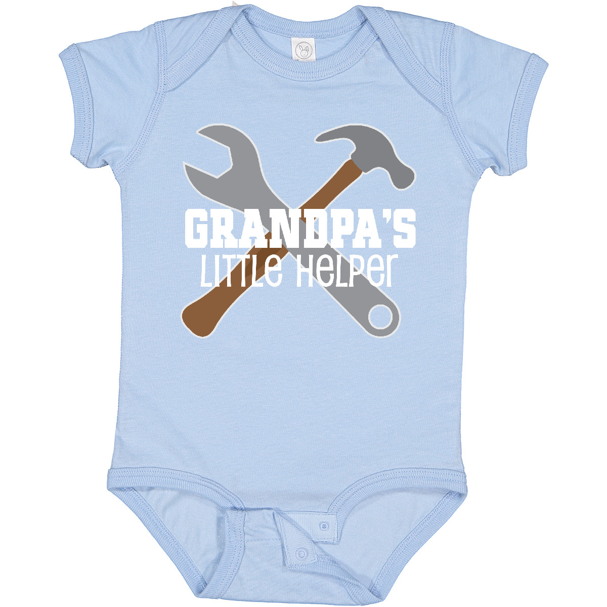 Inktastic Grandpa's Little Helper Infant Creeper Grandpa Grandson From Tools I - Picture 7 of 9