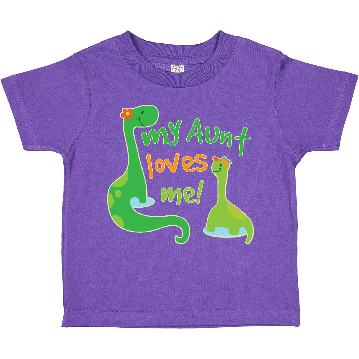 Inktastic My Aunt Loves Me Nephew Toddler T-Shirt Gift From Family Cute Kids Kid - Picture 14 of 23
