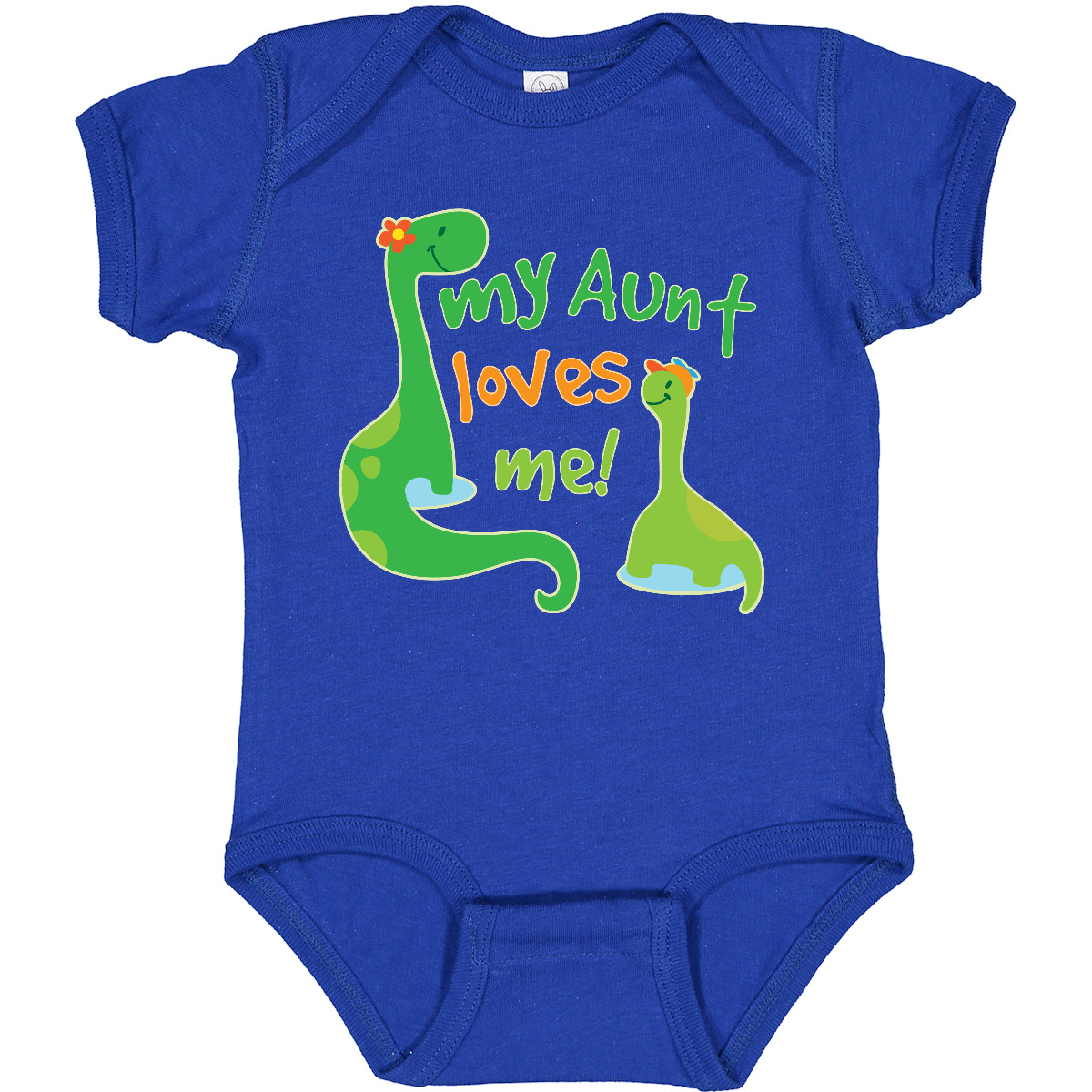 Inktastic My Aunt Loves Me Nephew Baby Bodysuit From Family Cute Kids One-piece - Picture 11 of 18