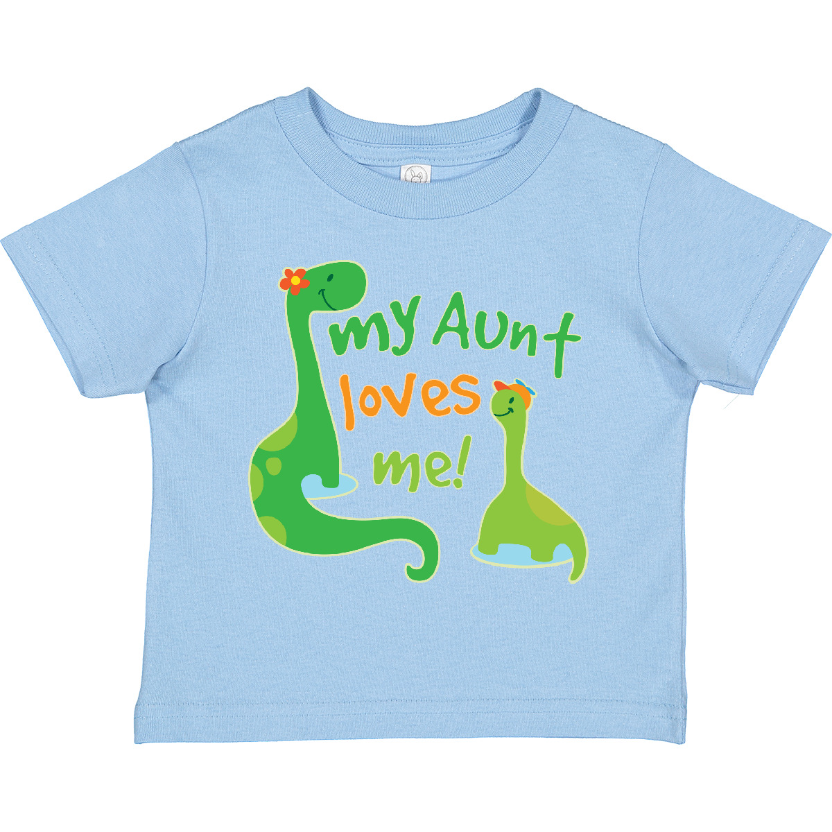 Inktastic My Aunt Loves Me Nephew Toddler T-Shirt Gift From Family Cute Kids Kid - Picture 12 of 23