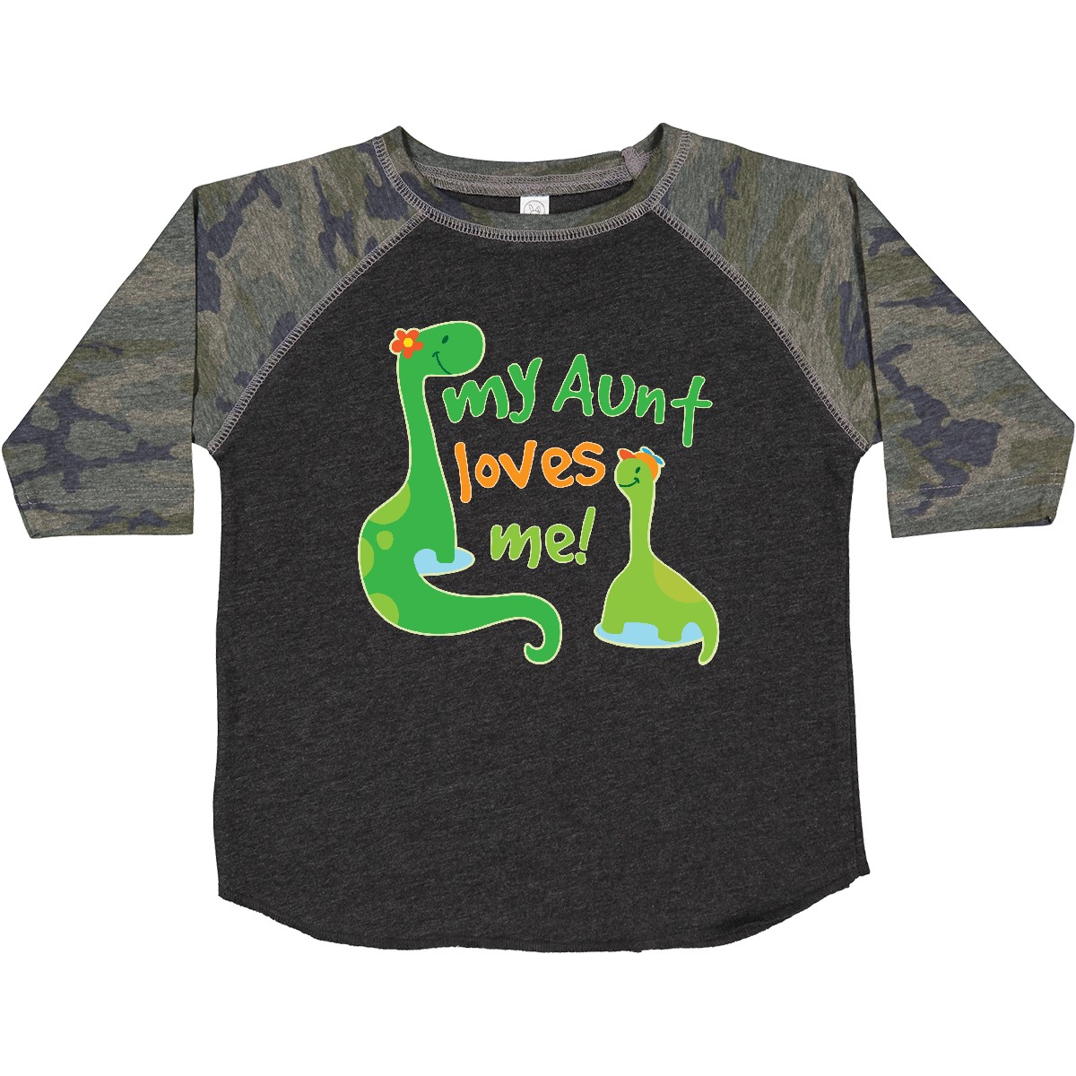 Inktastic My Aunt Loves Me Nephew Toddler T-Shirt Gift From Family Cute Kids Kid - Picture 17 of 23