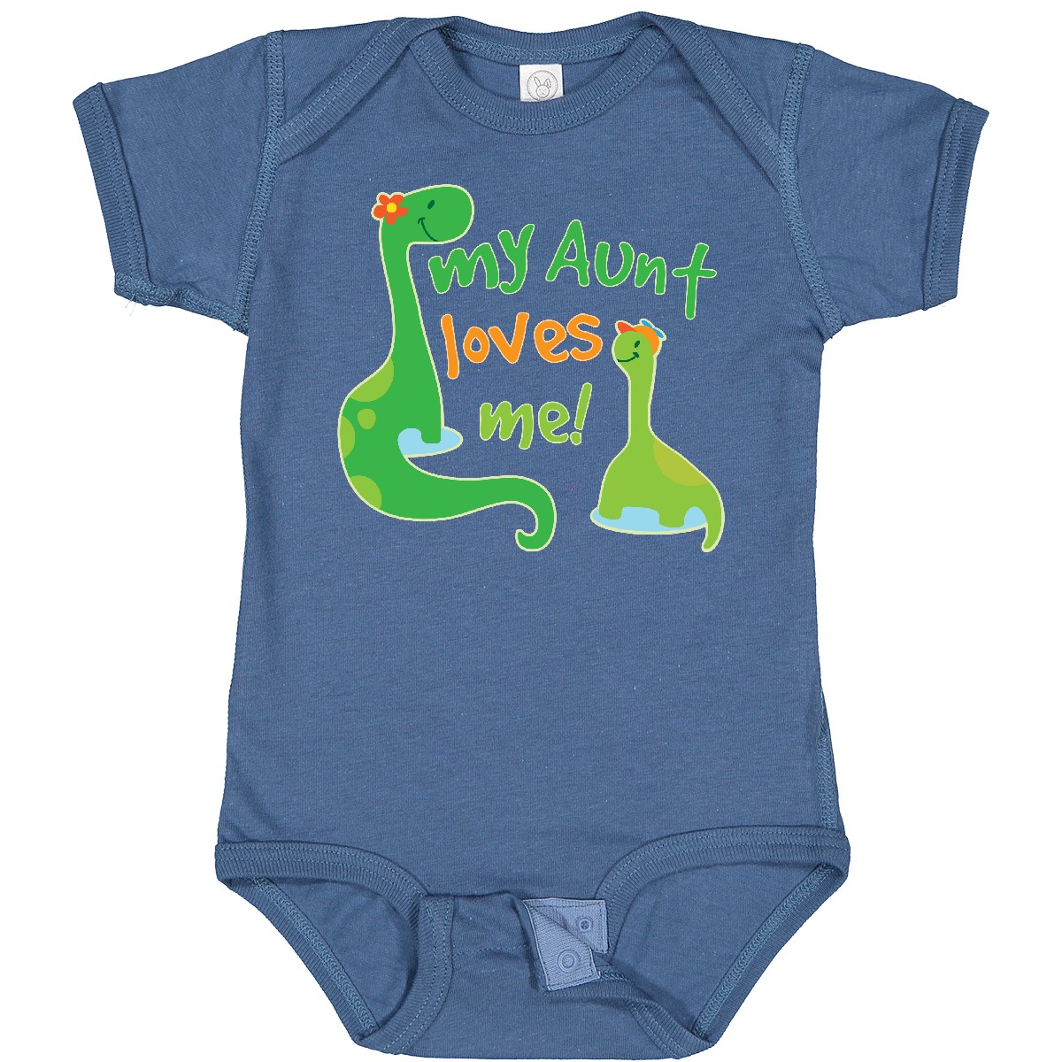 Inktastic My Aunt Loves Me Nephew Baby Bodysuit From Family Cute Kids One-piece - Picture 8 of 18