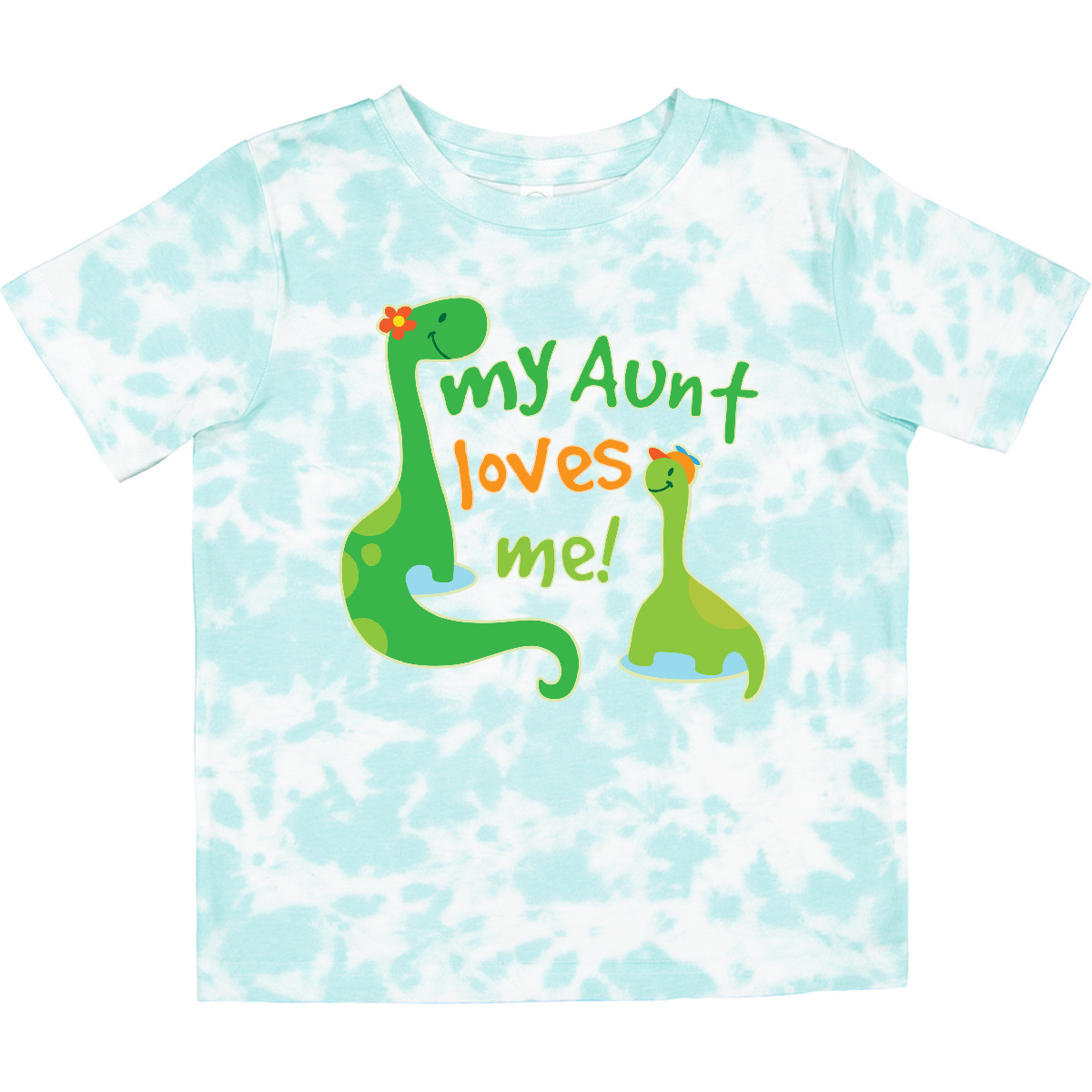 Inktastic My Aunt Loves Me Nephew Toddler T-Shirt Gift From Family Cute Kids Kid - Picture 20 of 23