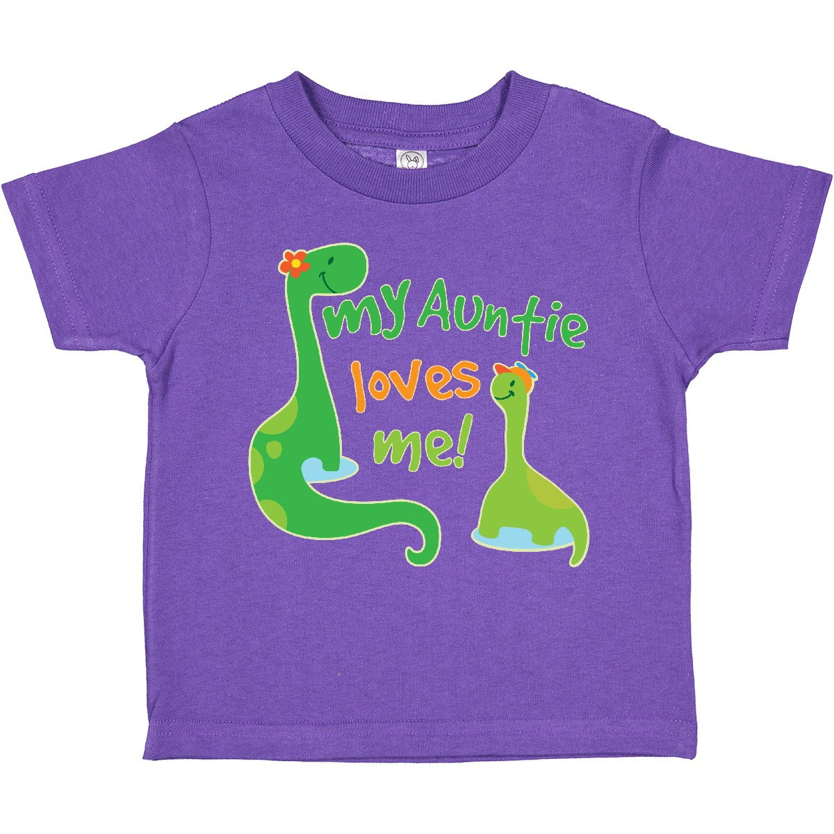 Inktastic My Auntie Loves Me Dinosaur Toddler T-Shirt Cute Jurassic Family Boy - Picture 17 of 27