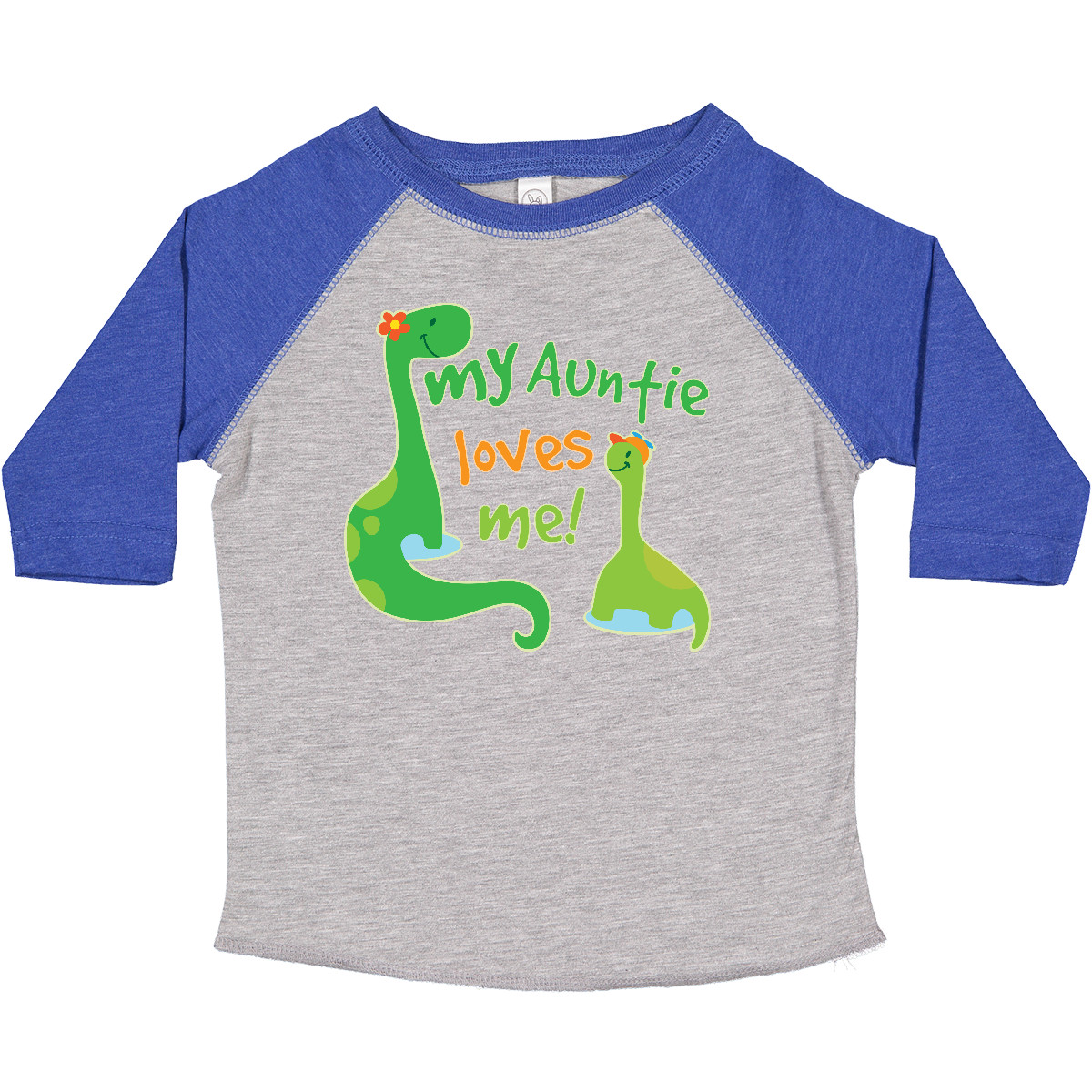 Inktastic My Auntie Loves Me Dinosaur Toddler T-Shirt Cute Jurassic Family Boy - Picture 8 of 27