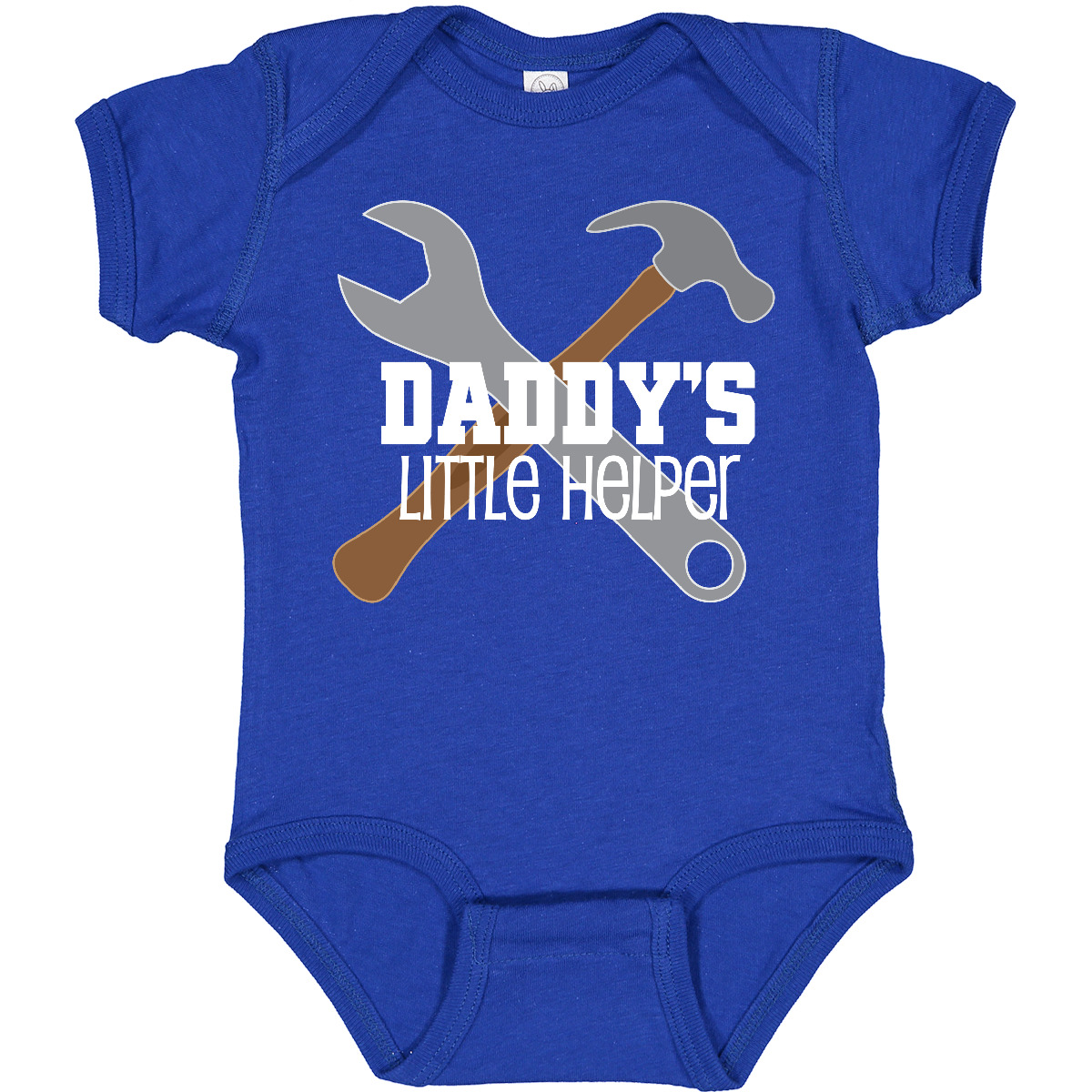 Inktastic Daddy's Little Helper Tool Set Baby Body Papa vom Vatertag - Bild 15 von 18