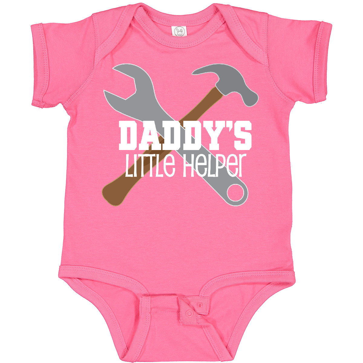 Inktastic Daddy's Little Helper Tool Set Baby Body Papa vom Vatertag - Bild 9 von 18