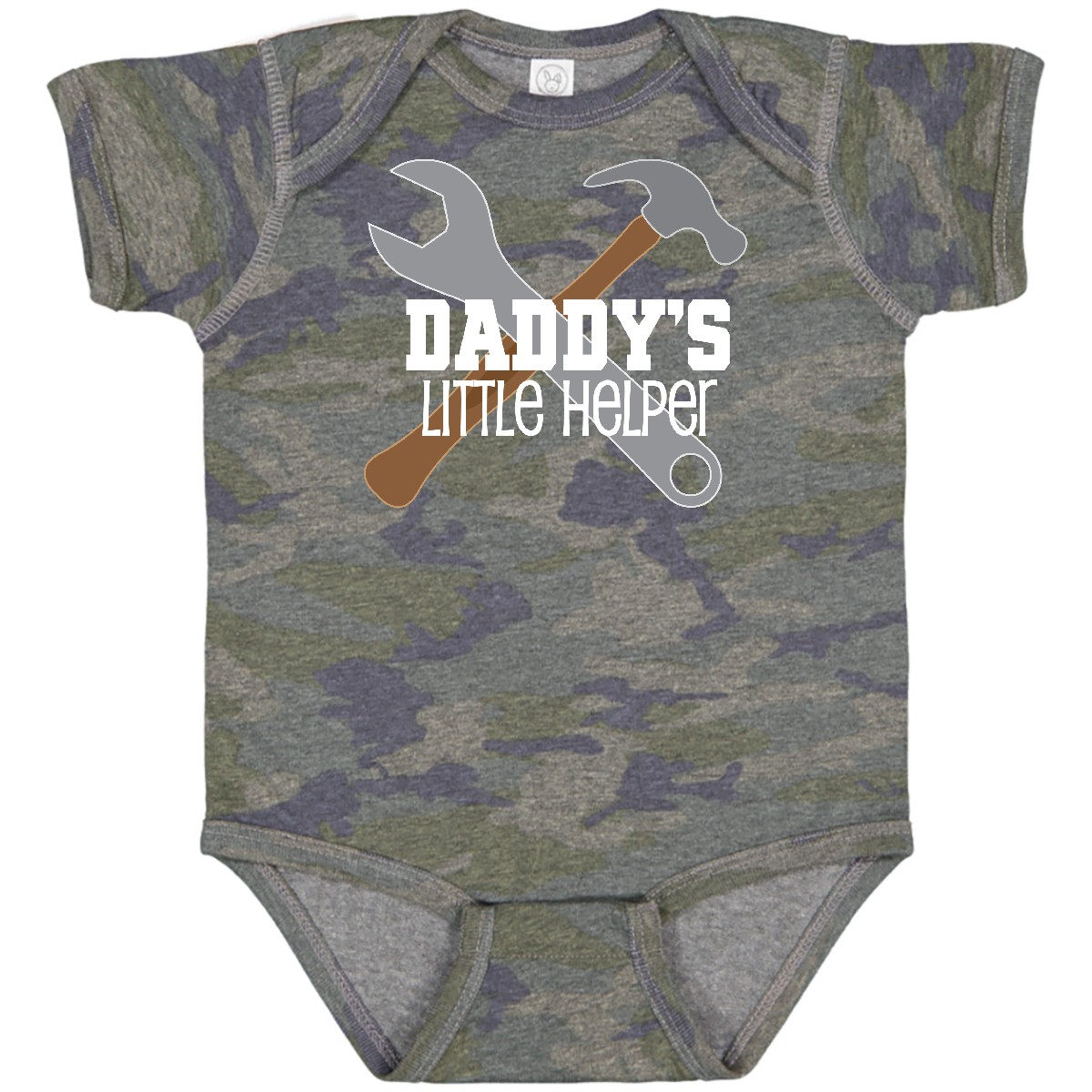 Inktastic Daddy's Little Helper Tool Set Baby Body Papa vom Vatertag - Bild 18 von 18