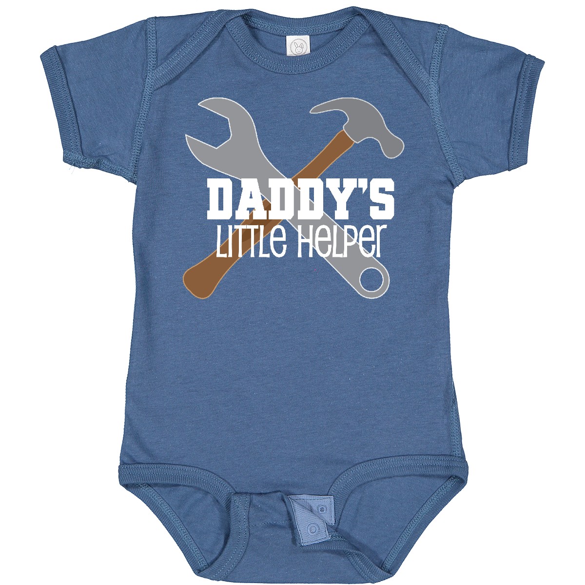 Inktastic Daddy's Little Helper Tool Set Baby Body Papa vom Vatertag - Bild 10 von 18