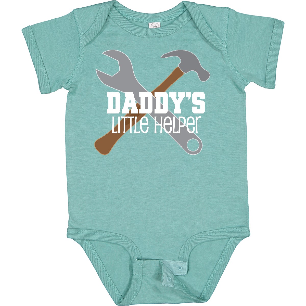 Inktastic Daddy's Little Helper Tool Set Baby Body Papa vom Vatertag - Bild 16 von 18