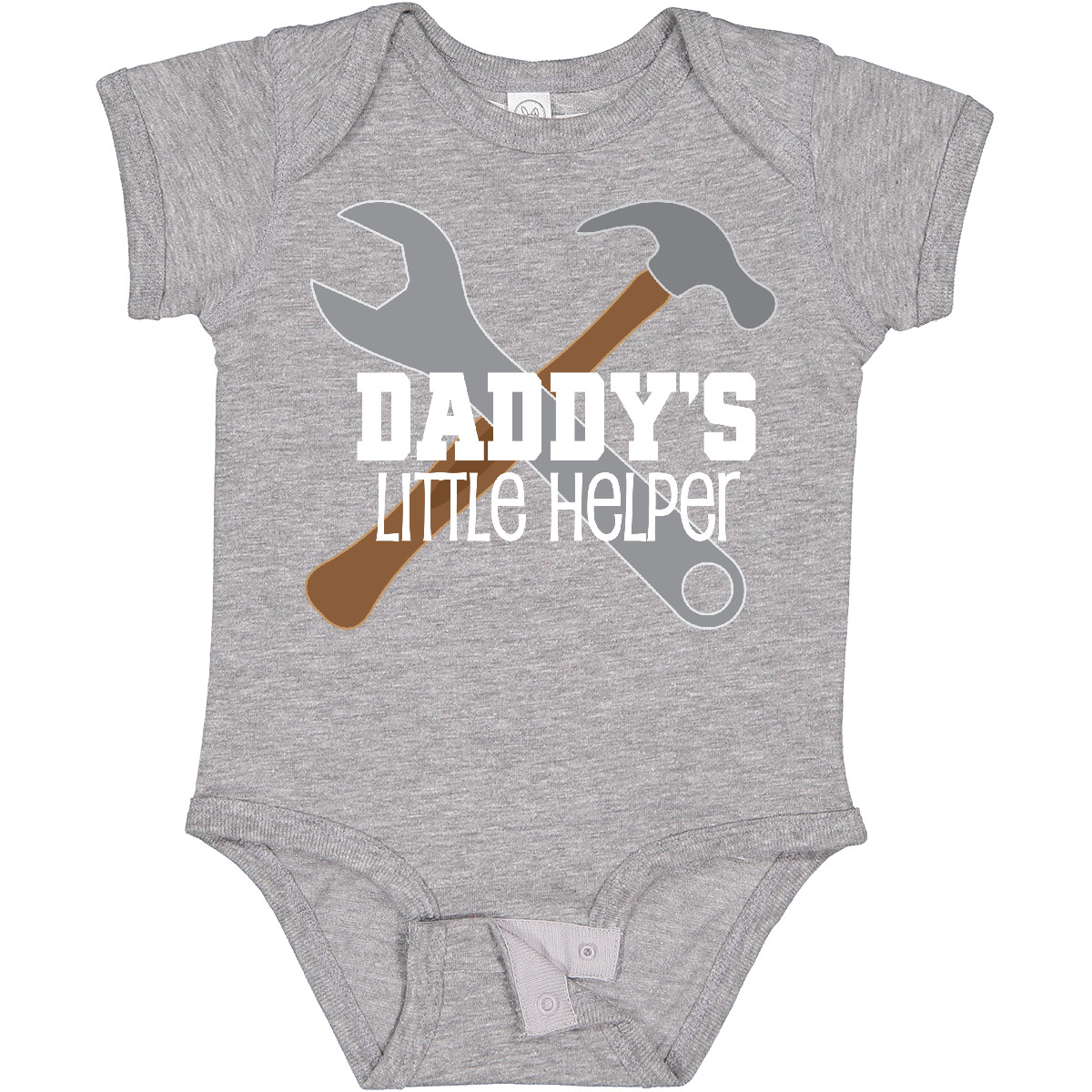 Inktastic Daddy's Little Helper Tool Set Baby Body Papa vom Vatertag - Bild 8 von 18