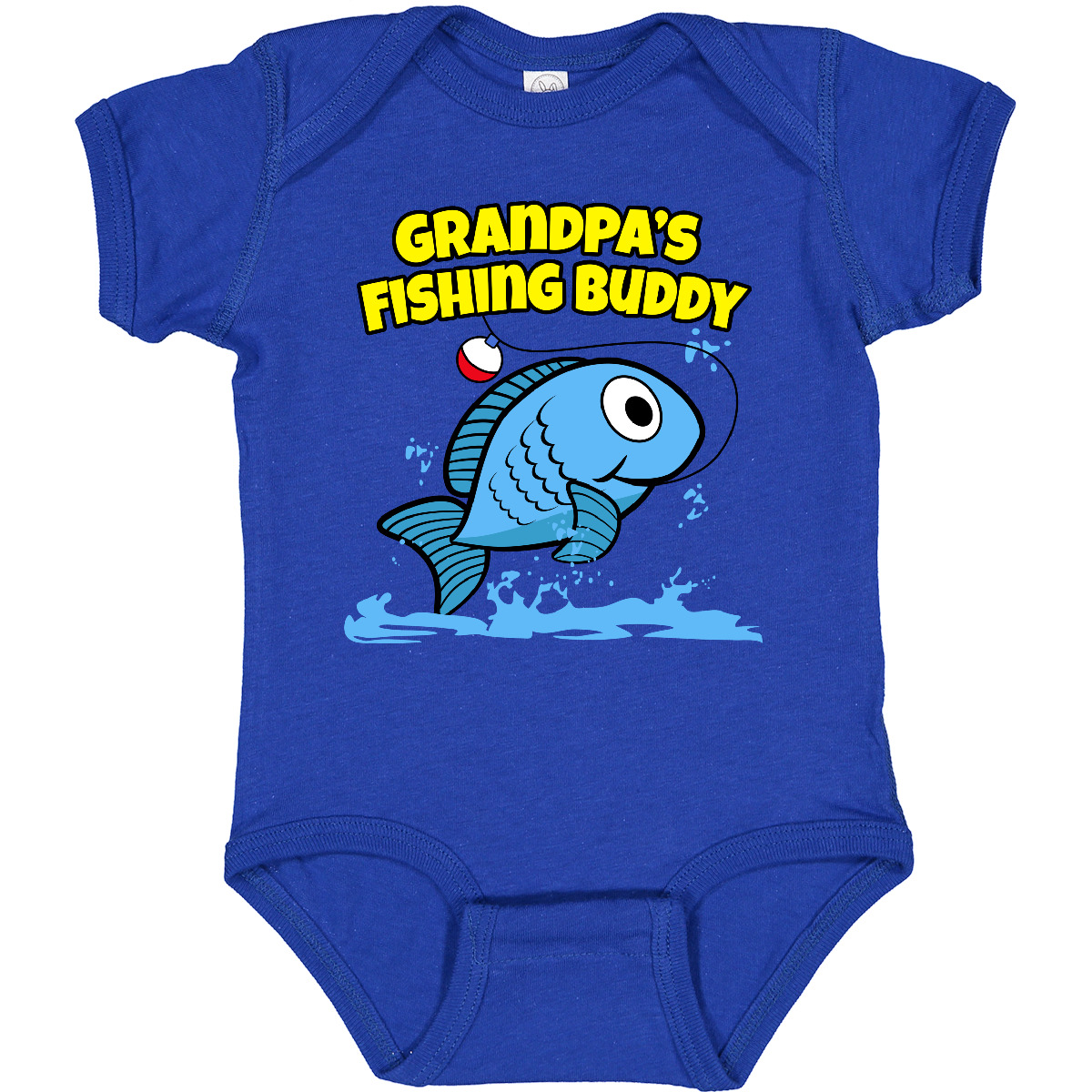 Inktastic Grandpa's Fishing Buddy (pink) Youth T-Shirt