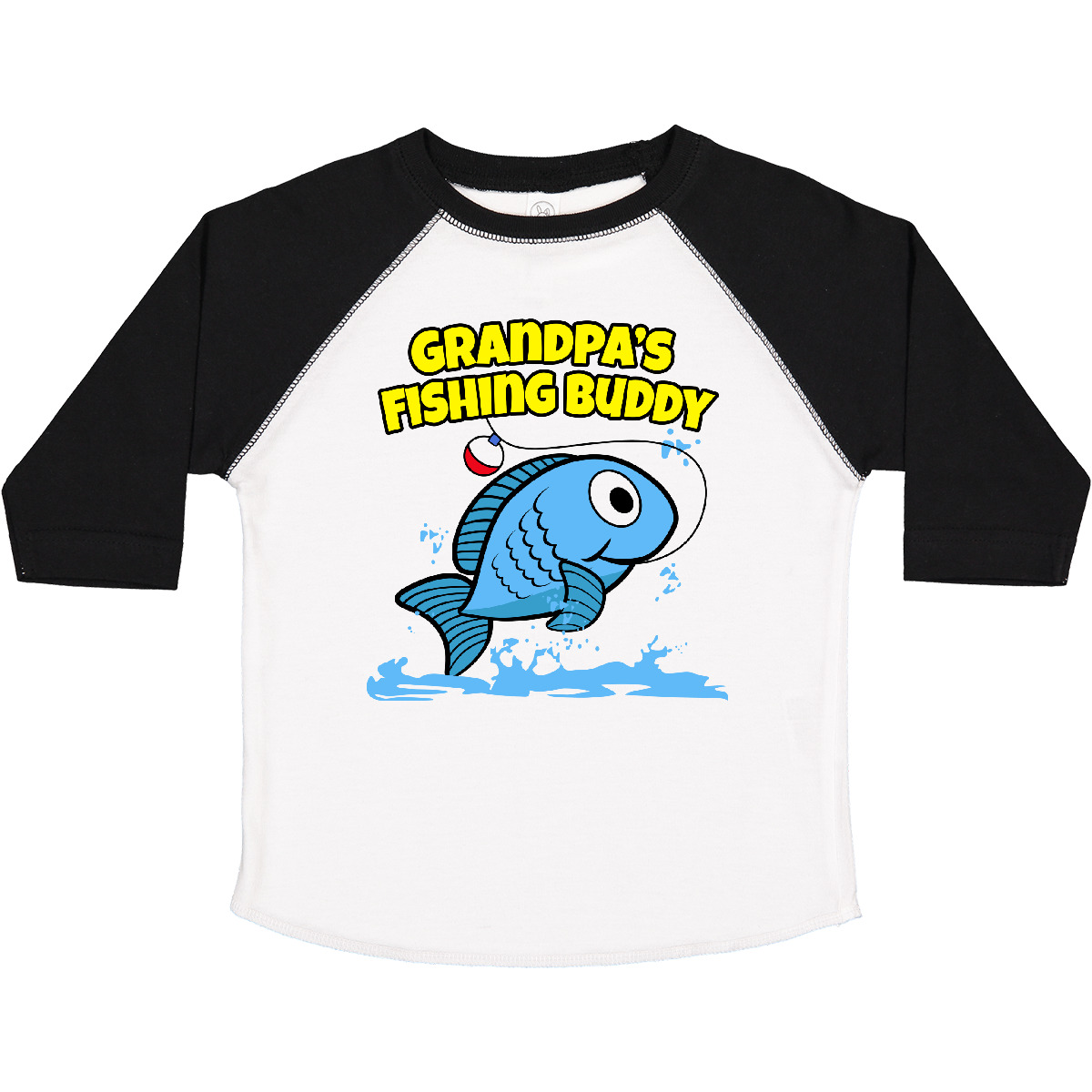 Inktastic Grandpa's Fishing Buddy (blue) Toddler T-Shirt Grandpa Fish Cute Child - Picture 21 of 21