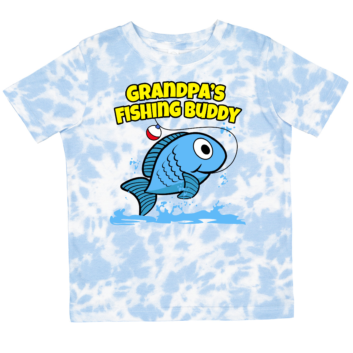 Inktastic Grandpa's Fishing Buddy (blue) Toddler T-Shirt Grandpa Fish Cute Child - Picture 18 of 21