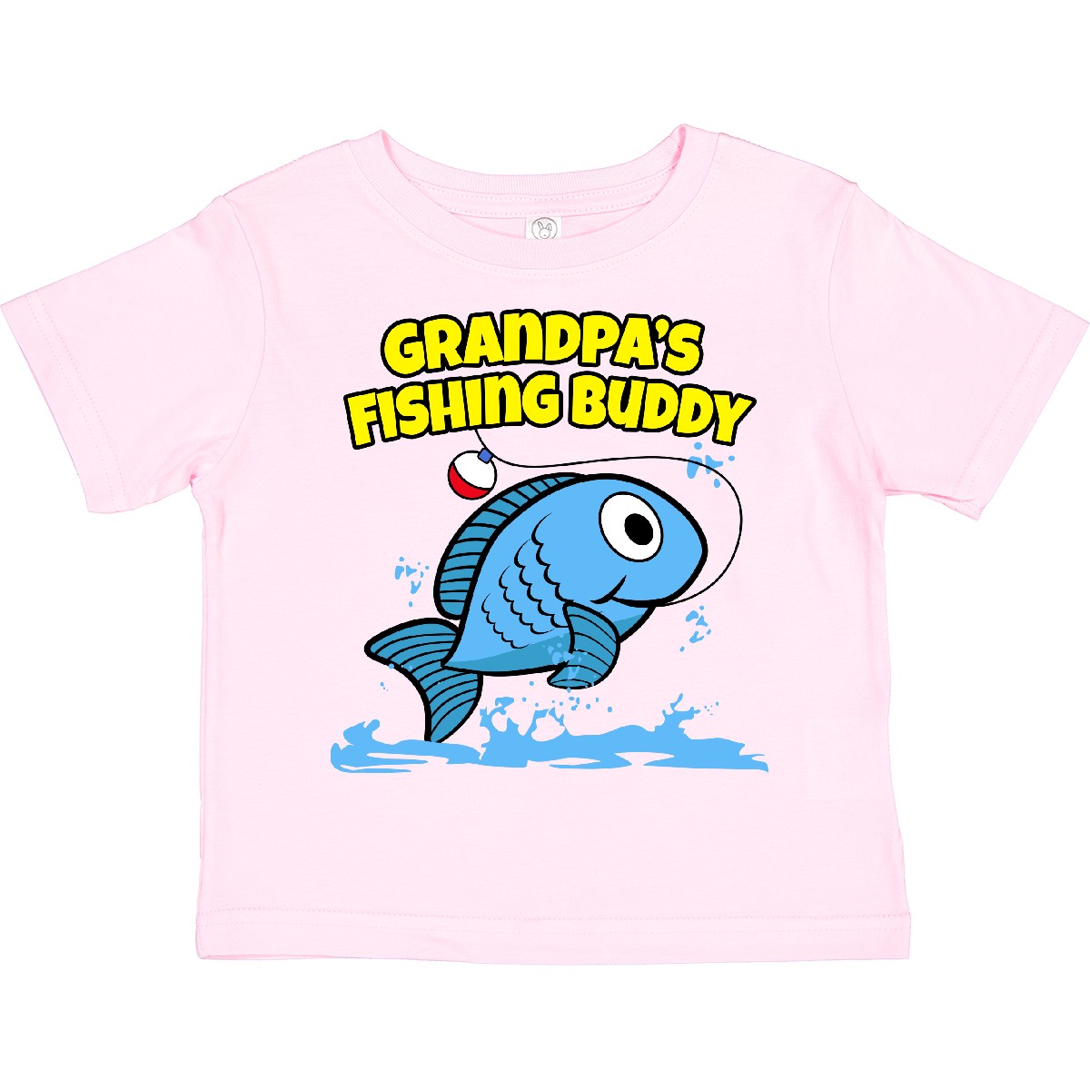 Inktastic Grandpa's Fishing Buddy (blue) Toddler T-Shirt Grandpa Fish Cute Child - Picture 16 of 21