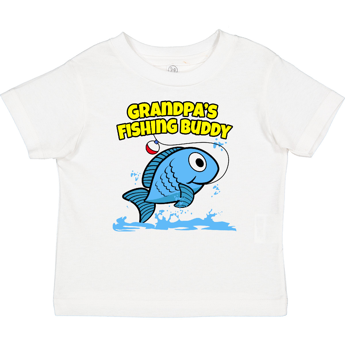 Inktastic Grandpa's Fishing Buddy (blue) Baby T-Shirt Grandpa Fish Cute  Grandson