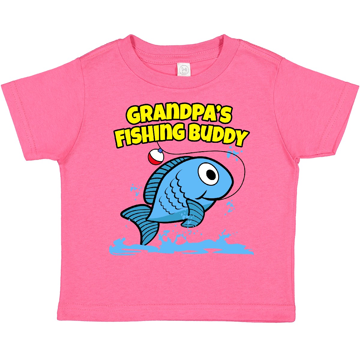 Inktastic Grandpa's Fishing Buddy (blue) Toddler T-Shirt Grandpa Fish Cute Child - Picture 10 of 21