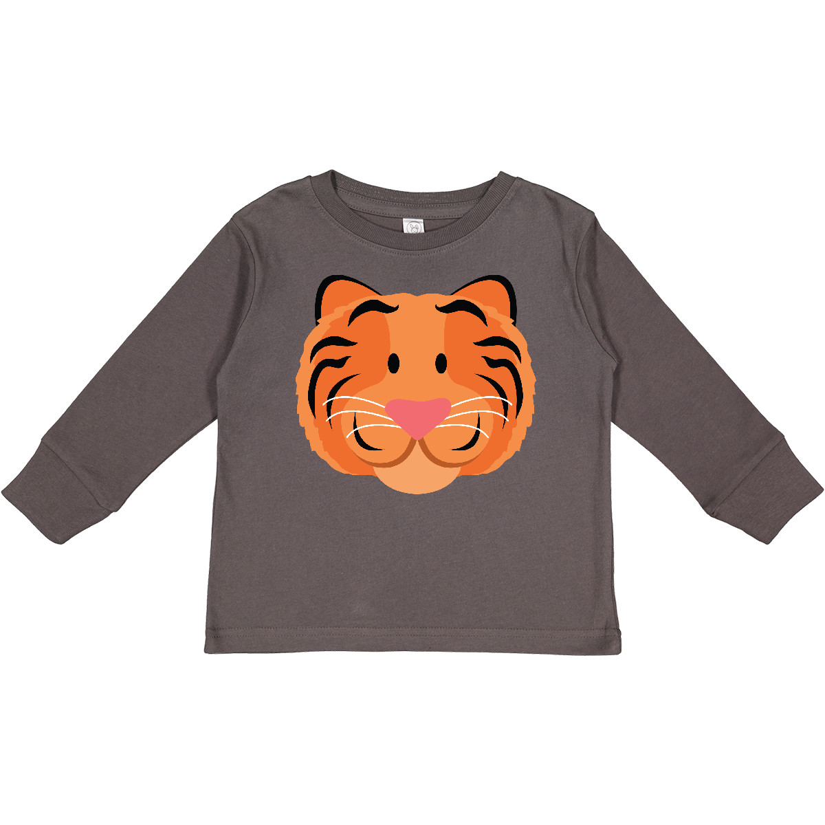 Inktastic Tiger Face Toddler Long Sleeve T-Shirt Animal Kids Cute Jungle Zoo - Picture 3 of 6