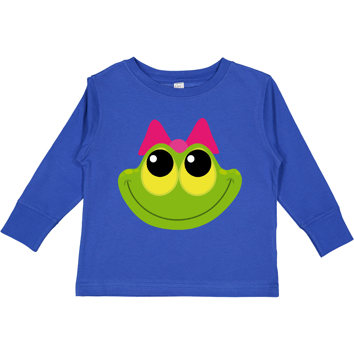 Inktastic Frog Face Girl Toddler Long Sleeve T-Shirt Lover Cute Froggy Animals - Picture 7 of 7