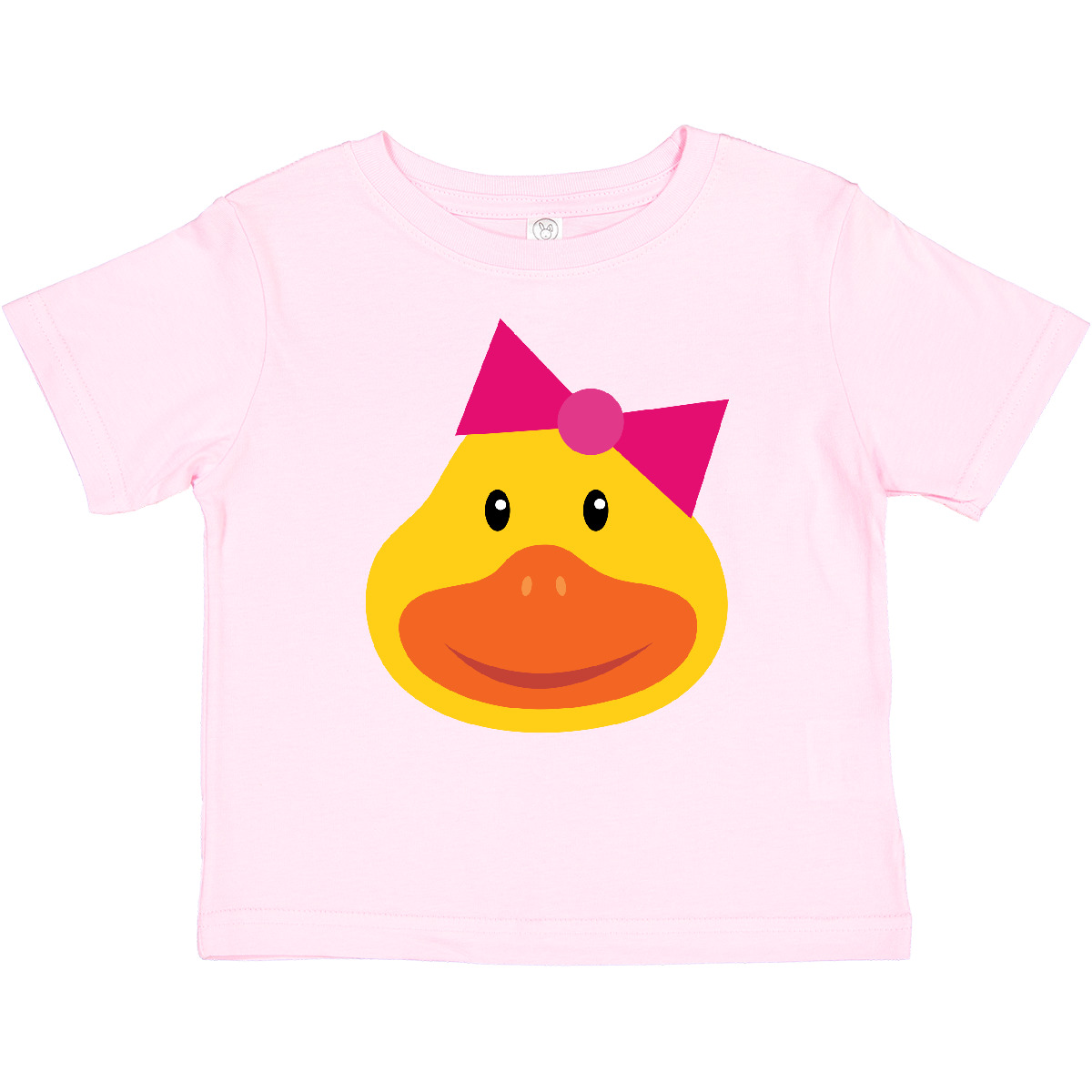 Inktastic Duck Girls Baby T-Shirt Face Girl Cute Ducky Animals Birds Farm Kids - Imagen 5 de 5