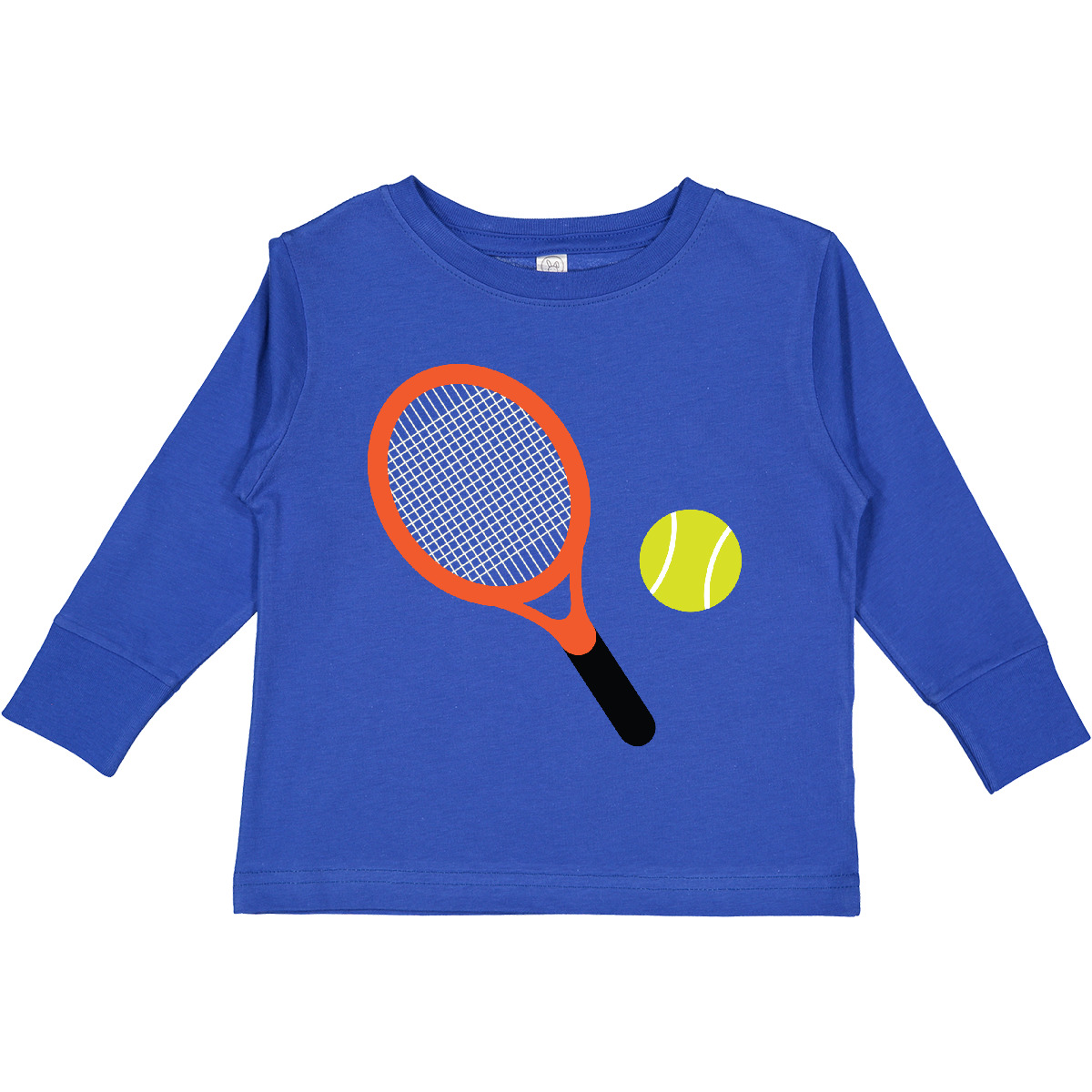 Raqueta de tenis y pelota Inktastic camiseta manga larga equipo deportivo pasatiempos - Imagen 9 de 9