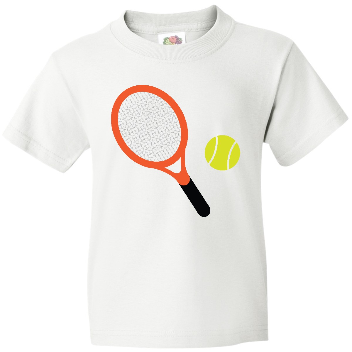 Inktastic Tennis Racket And Ball Youth T-Shirt Sports Team Hobbies Hobby Tee Hws - Picture 8 of 8