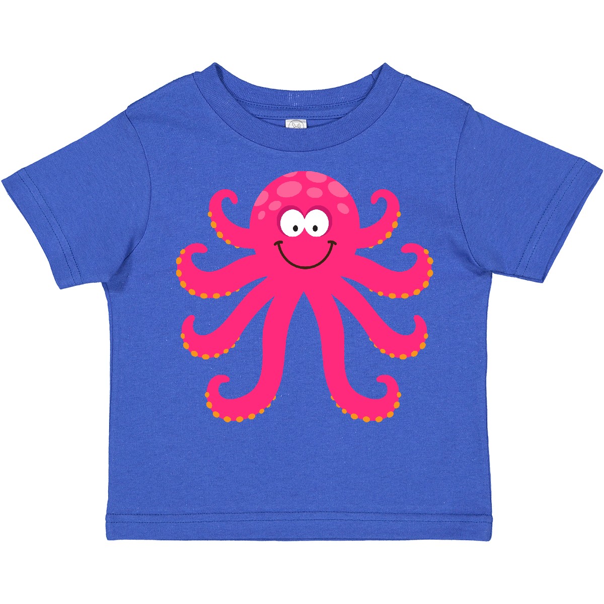 Inktastic Octopus Sea Creature Pink Girls Toddler T-Shirt Animals Ocean Cute Kid - Picture 8 of 10