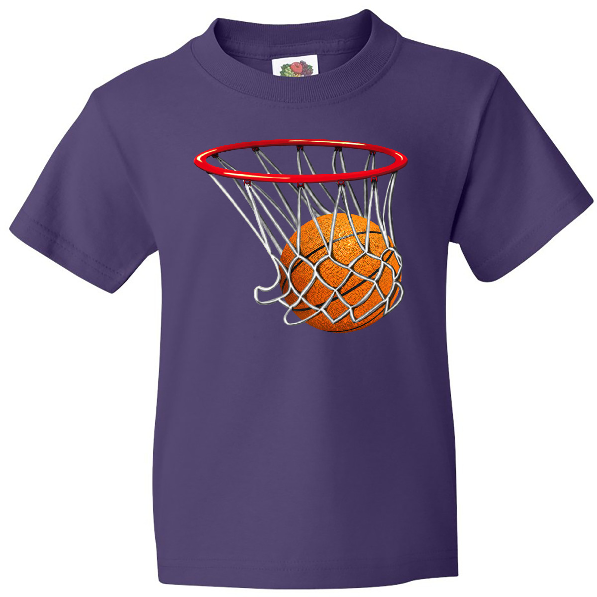 Inktastic Basketball Swish Youth T-Shirt Hoop Shoot Hoops Bball Sports  Baller