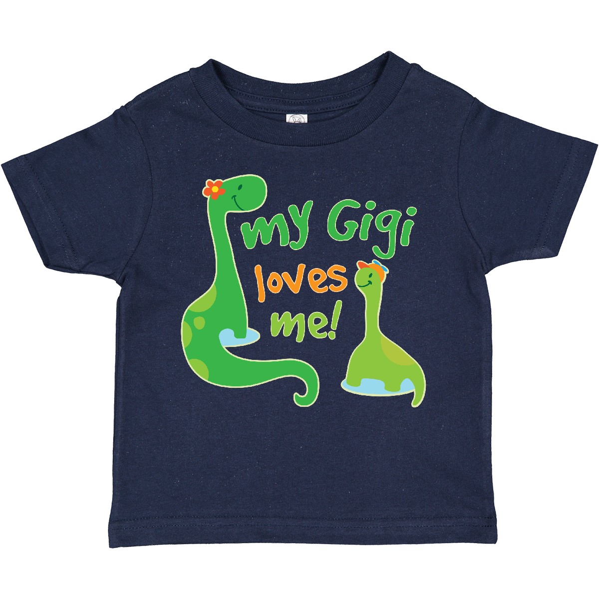 T-Shirt Inktastic My Gigi Loves Me Enkel Dinosaurier Kleinkind süß Enkel Kind - Bild 12 von 20